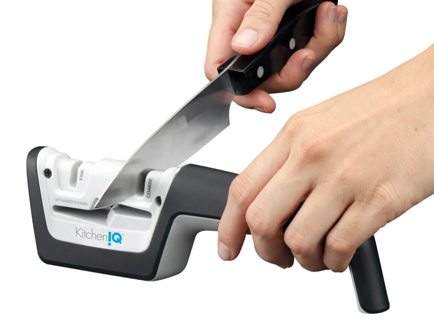 KitchenIQ Diamond Pro 2-Stage Knife and Scissor Sharpener